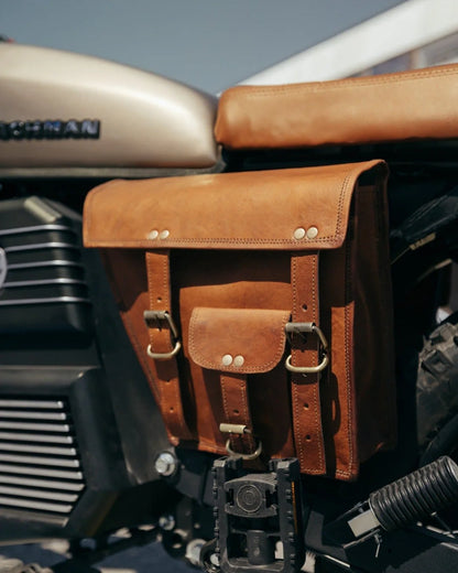 '64 Leather Saddle Bag