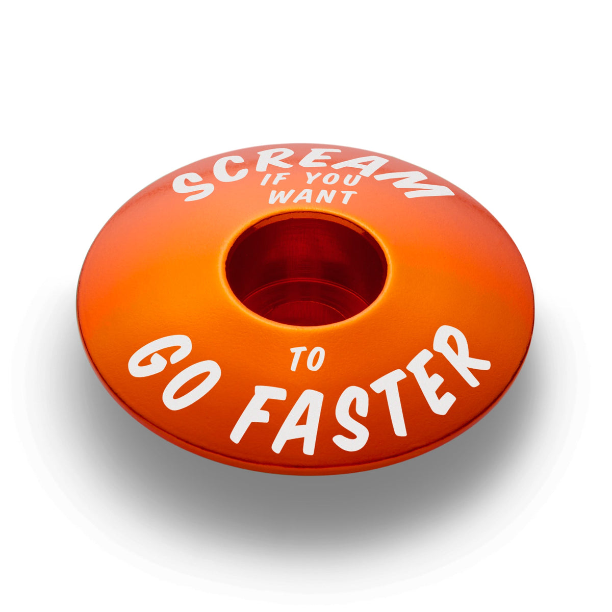 Scream If You Want to Go Faster - Bicycle Headset Cap