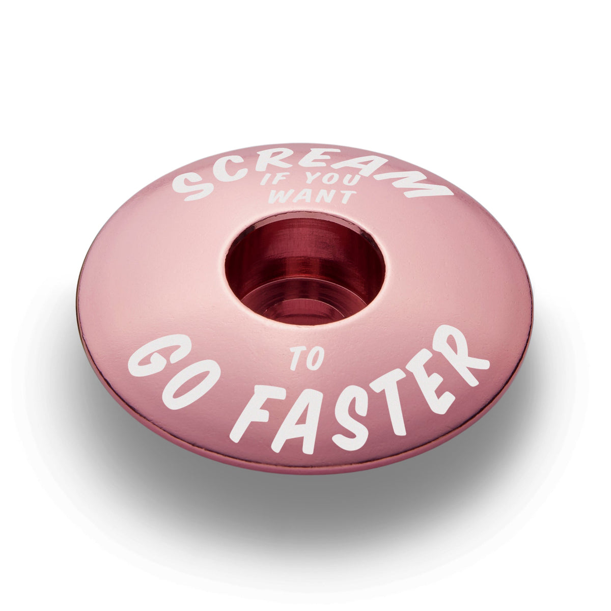 Scream If You Want to Go Faster - Bicycle Headset Cap