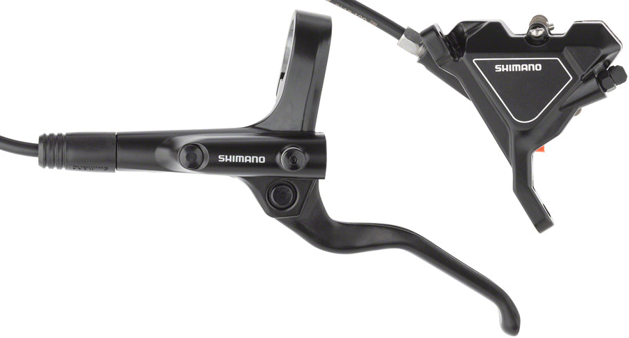 Shimano Altus BL-MT201/BR-UR300 Disc Brake and Lever - Rear, Hydraulic, Flat Mount, Resin Pads, Black