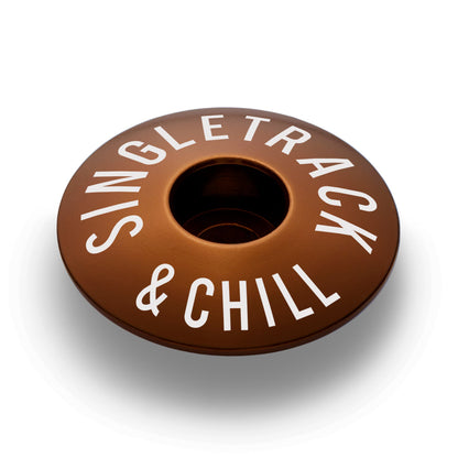 Singletrack & Chill Bicycle Headset Cap