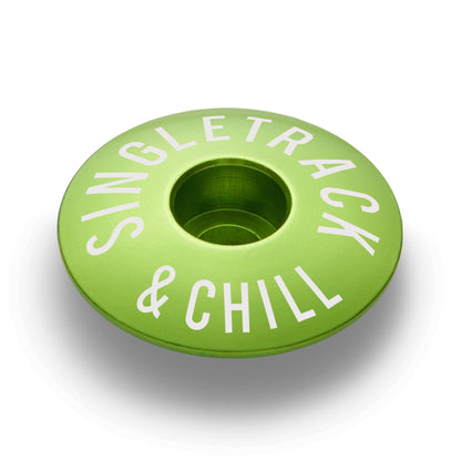 Singletrack & Chill Bicycle Headset Cap