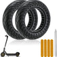 Solid Rubber Tire 10x2.5 Inch for Ninebot Segway MAX G30 G30P G30LP Electric Scooter, 1 unit