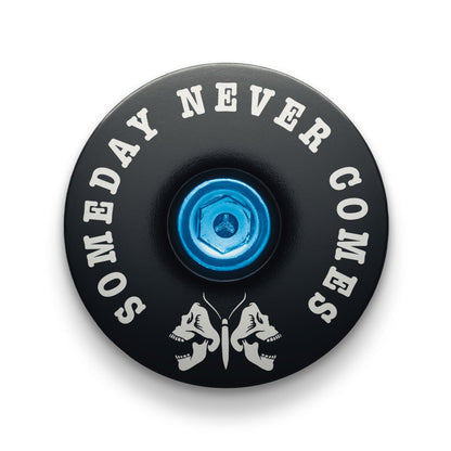 Someday Never Comes Custom Bicycle Headset Cap