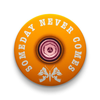 Someday Never Comes Custom Bicycle Headset Cap