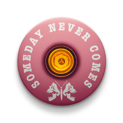 Someday Never Comes Custom Bicycle Headset Cap