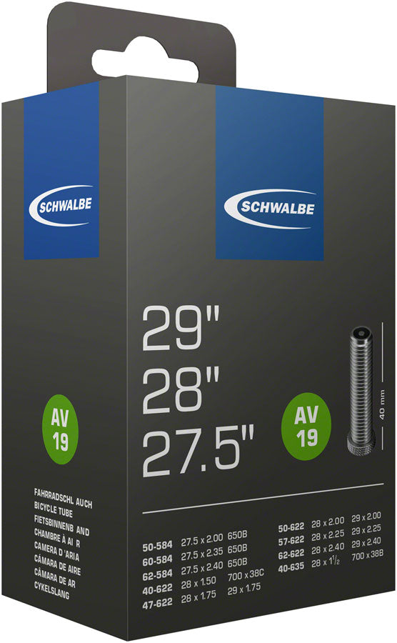 Schwalbe Standard Tube - 27.5 x 2.1 - 2.4, 40mm Schrader Valve