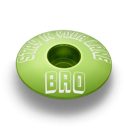 Stay In Your Lane, Bro - Bicycle Headset Cap