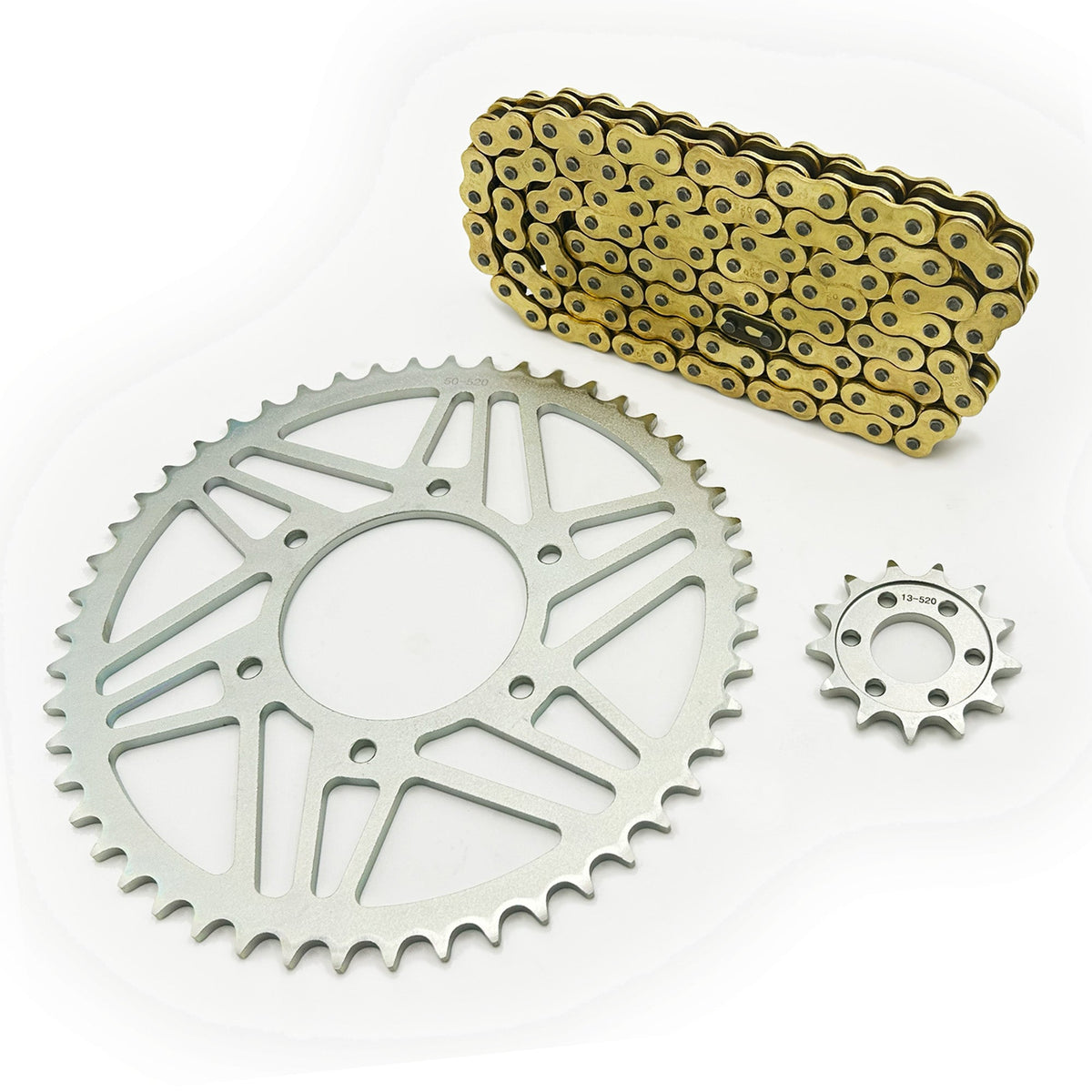 DirtyBike 520 X-Ring Chain & Steel Sprocket Kit – Surron Ultra Bee