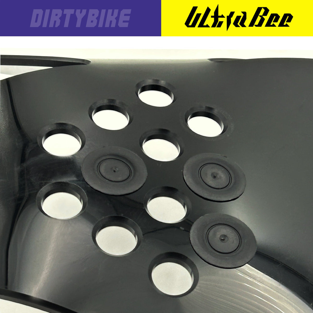 DirtyBike Hard Enduro Skid Plate Mud Plugs – Surron Ultra Bee