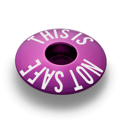 This Is Not Safe Bicycle Headset Cap