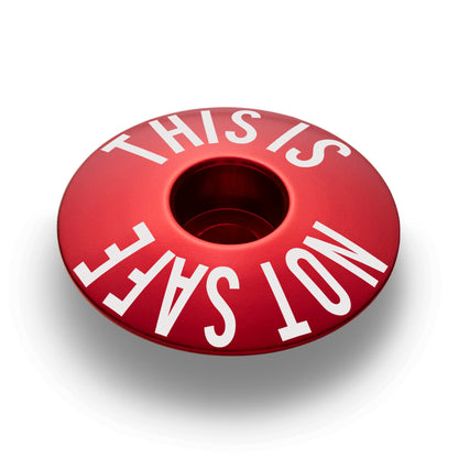 This Is Not Safe Bicycle Headset Cap