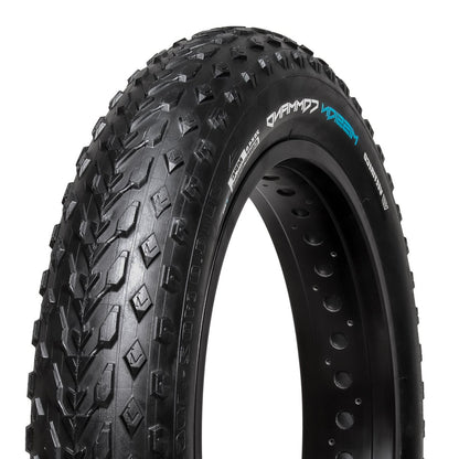 Vee Tire Co. Mission Command Tire - 20 x 4.0, Clincher, Wire, Black, Performance, Override Powerwall, E-bike E-50