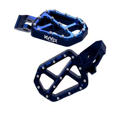 KyVex Billet Wide Foot Pegs - Ultra Bee