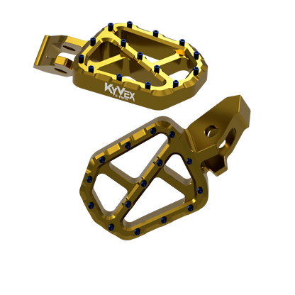 KyVex Billet Wide Foot Pegs - Ultra Bee