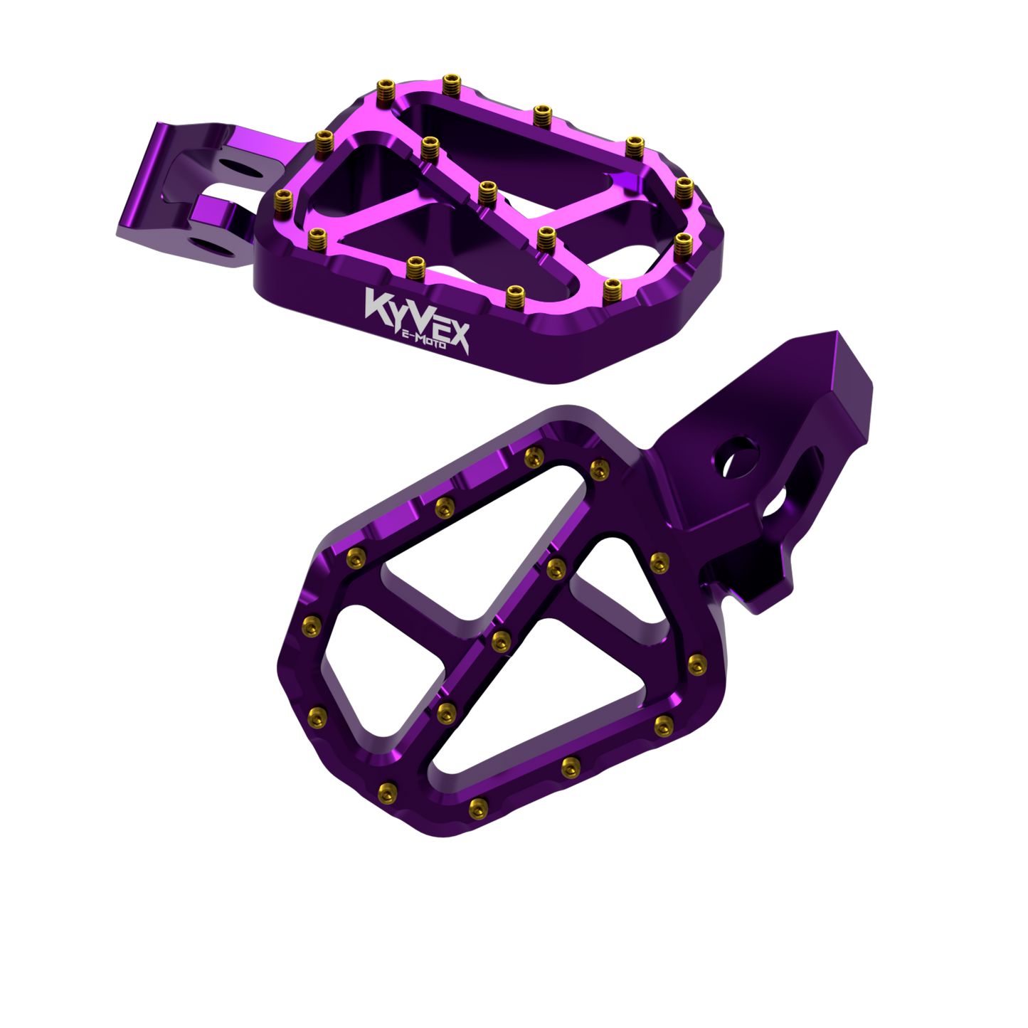KyVex Billet Wide Foot Pegs - Ultra Bee