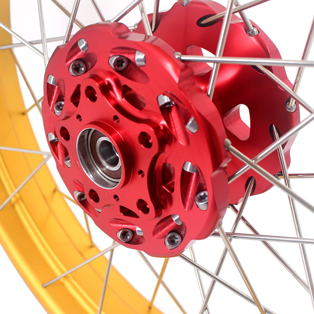 VMX 19 & 17 Tubeless Wheels Gold Rims Fit For Honda CB500X 2019-2021 Red&Gold