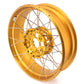 VMX 19inch & 17inch Tubeless Spoked Wheels For BMW R1200GS 2013-2020 R1250GS 2019-2023 Gold Hub & Rim