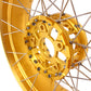 VMX 19inch & 17inch Tubeless Spoked Wheels For BMW R1200GS 2013-2020 R1250GS 2019-2023 Gold Hub & Rim