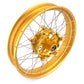 VMX 19inch & 17inch Tubeless Spoked Wheels For BMW R1200GS 2013-2020 R1250GS 2019-2023 Gold Hub & Rim