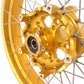 VMX 19inch & 17inch Tubeless Spoked Wheels For BMW R1200GS 2013-2020 R1250GS 2019-2023 Gold Hub & Rim