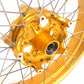 VMX 19 17 Inch CUSH Drive For BMW F750GS 2019-2024 Tubeless Alloy Spoke Wheels Gold Hub