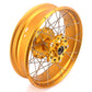 VMX 19 17 Inch CUSH Drive For BMW F750GS 2019-2024 Tubeless Alloy Spoke Wheels Gold Hub