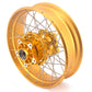 VMX 19 17 Inch CUSH Drive For BMW F750GS 2019-2024 Tubeless Alloy Spoke Wheels Gold Hub