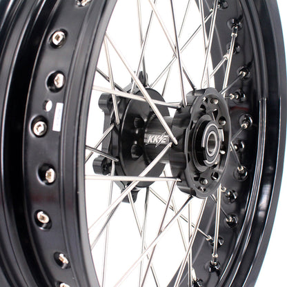 KKE 3.5 & 4.25 Wheels for Yamaha WR250F 2001 WR450F 2003-2018 Black
