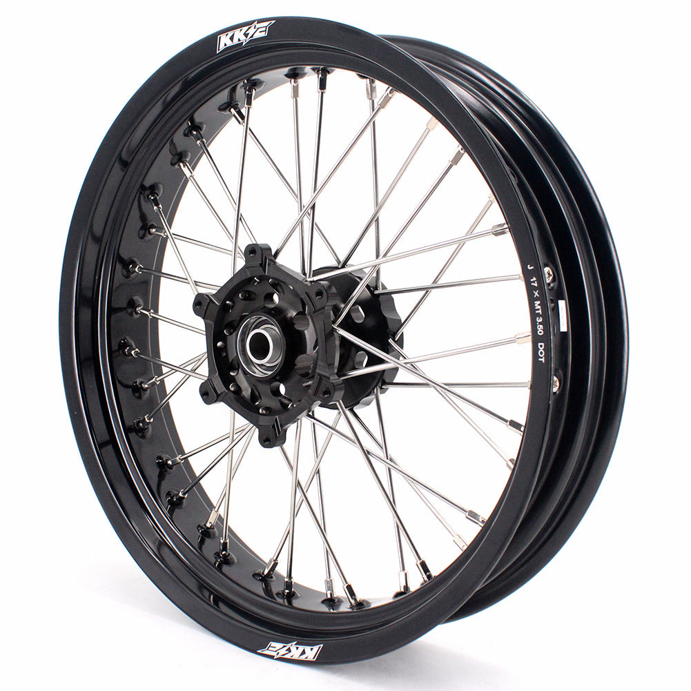 KKE 3.5 & 4.25 Wheels for Yamaha WR250F 2001 WR450F 2003-2018 Black