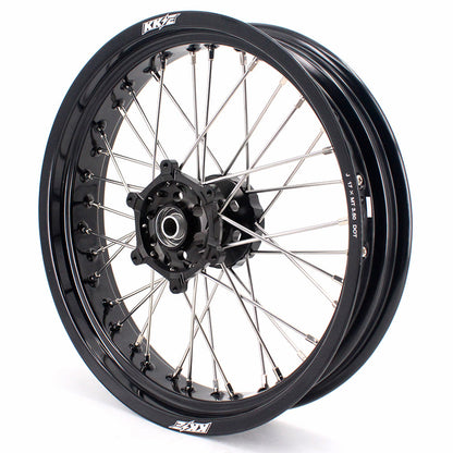 KKE 3.5 & 4.25 Wheels for Yamaha WR250F 2001 WR450F 2003-2018 Black