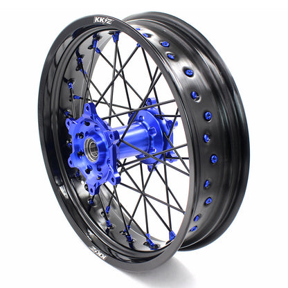 KKE 3.5/4.25 Supermoto Spoked Wheels For SUZUKI DRZ400SM 2005-2024 Dirtbikes