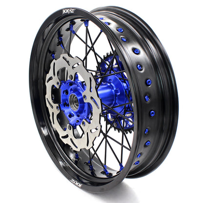 KKE 3.5/4.25 Supermoto Spoked Wheels For SUZUKI DRZ400SM 2005-2024 Dirtbikes