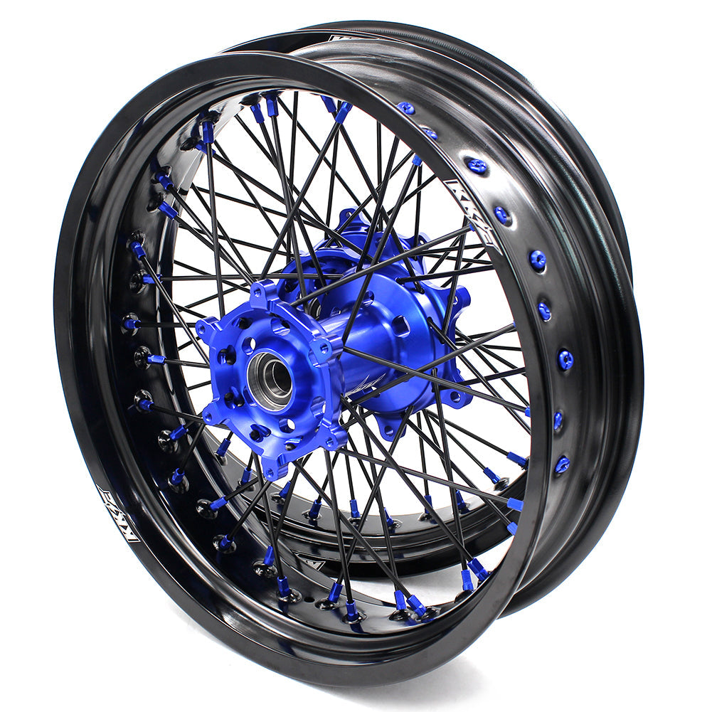KKE 3.5/4.25 Supermoto Spoked Wheels For SUZUKI DRZ400SM 2005-2024 Dirtbikes