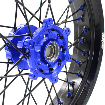 KKE 3.5/4.25 Supermoto Spoked Wheels For SUZUKI DRZ400SM 2005-2024 Dirtbikes