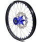 KKE 21"&18" Enduro Dirtbike Casting Wheels For YAMAHA YZ125 YZ250 1999-2016 YZ250F YZ450F 2003-2015 Blue Nipples With Disc