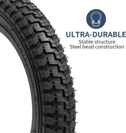 12 ½ x 2 ¼ Heavy Duty Bike Tire- Schrader Valve (1 pcs)