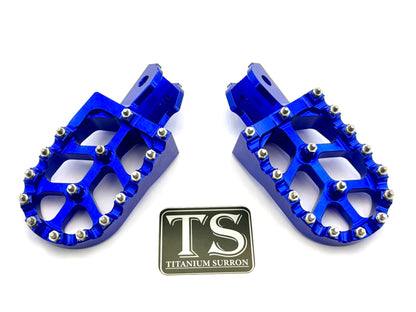 Anodized Aluminum Foot Pegs for Surron and Similar E-moto