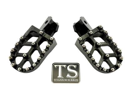 Anodized Aluminum Foot Pegs for Surron and Similar E-moto