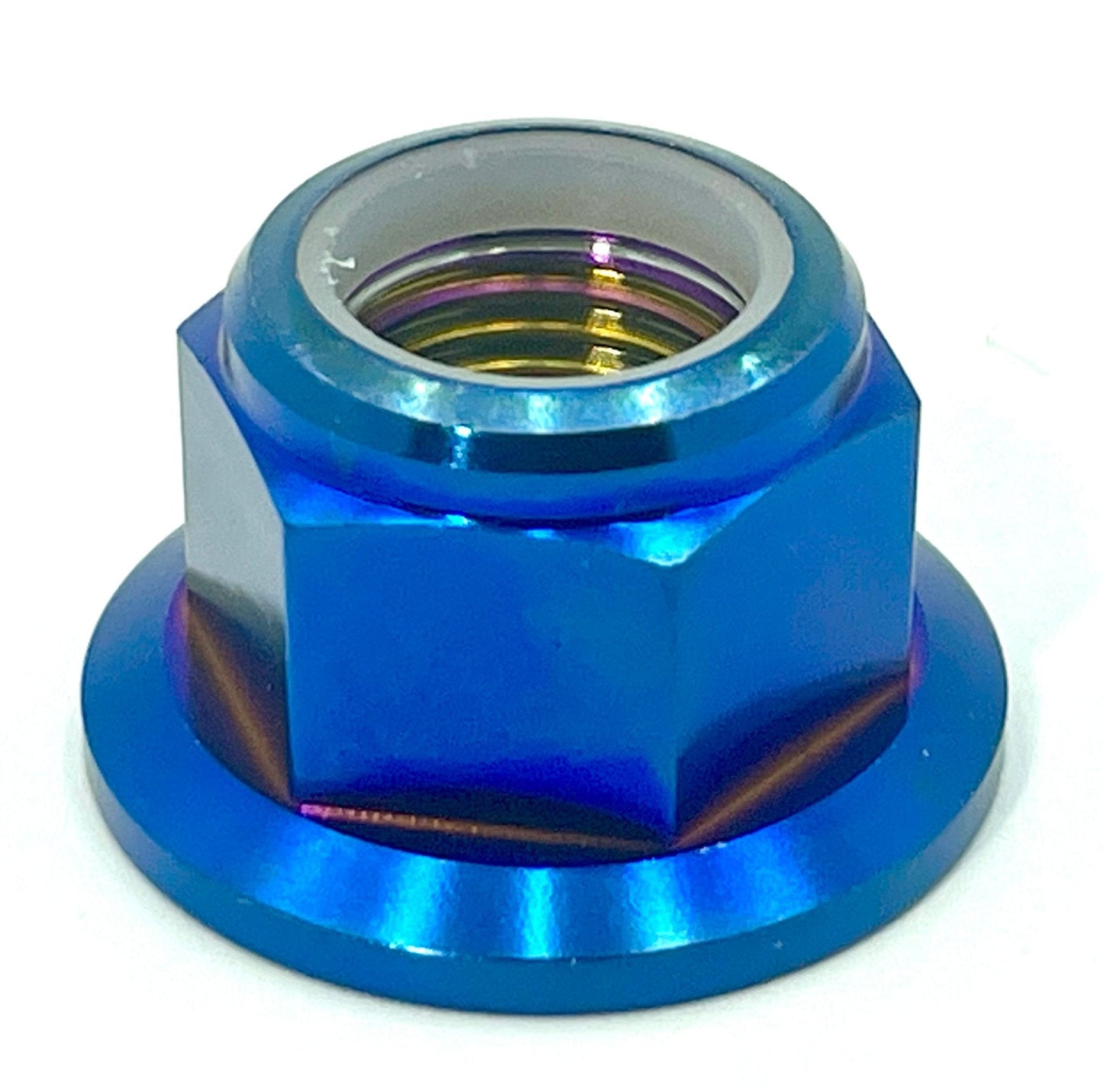 Anodized Titanium Nylock Nut - M12x1.25