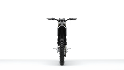 Bonnell 805 RX electric dirt bike rear three-quarter view