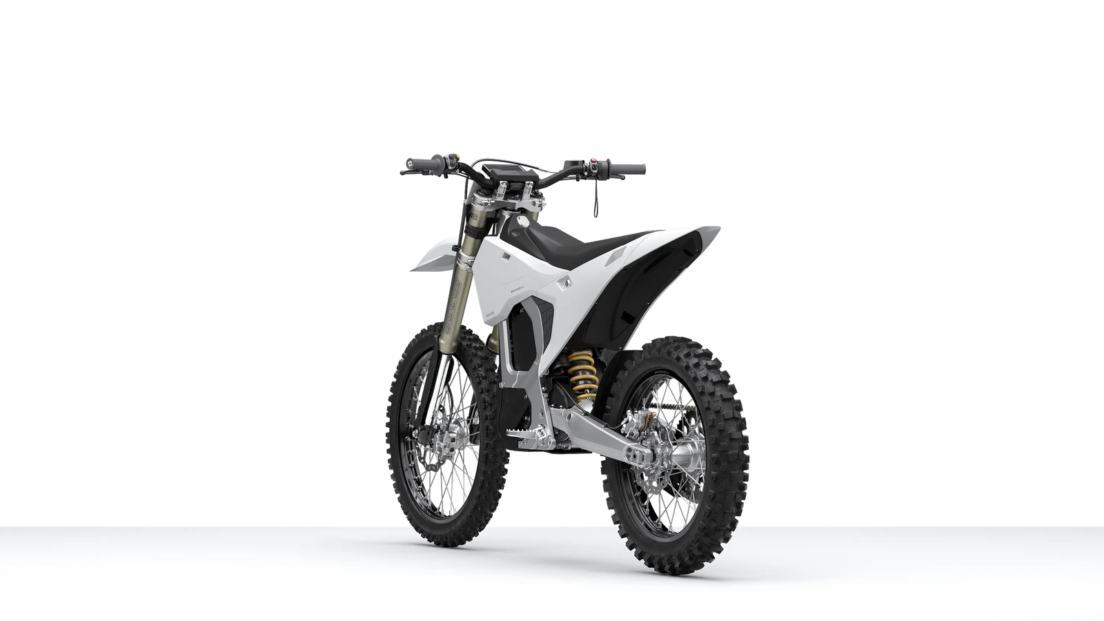 Bonnell 805 RX off-road electric motorcycle rear angle