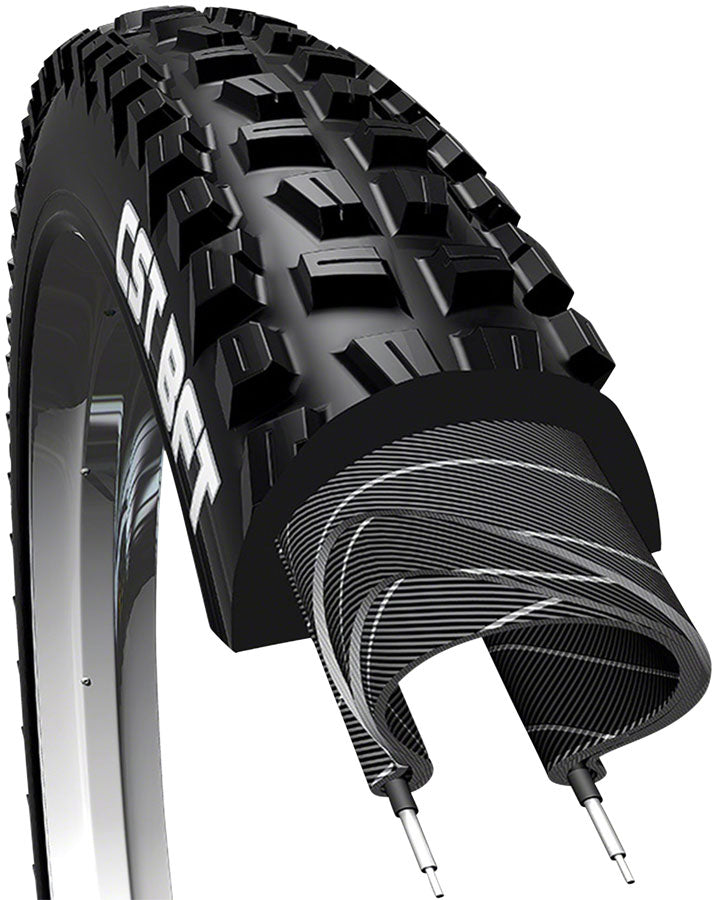 CST BFT Plus Tire - 20 x 4.0, Clincher, Wire, Black