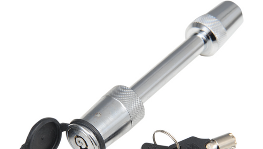 Receiver Lock - With Key Chrome