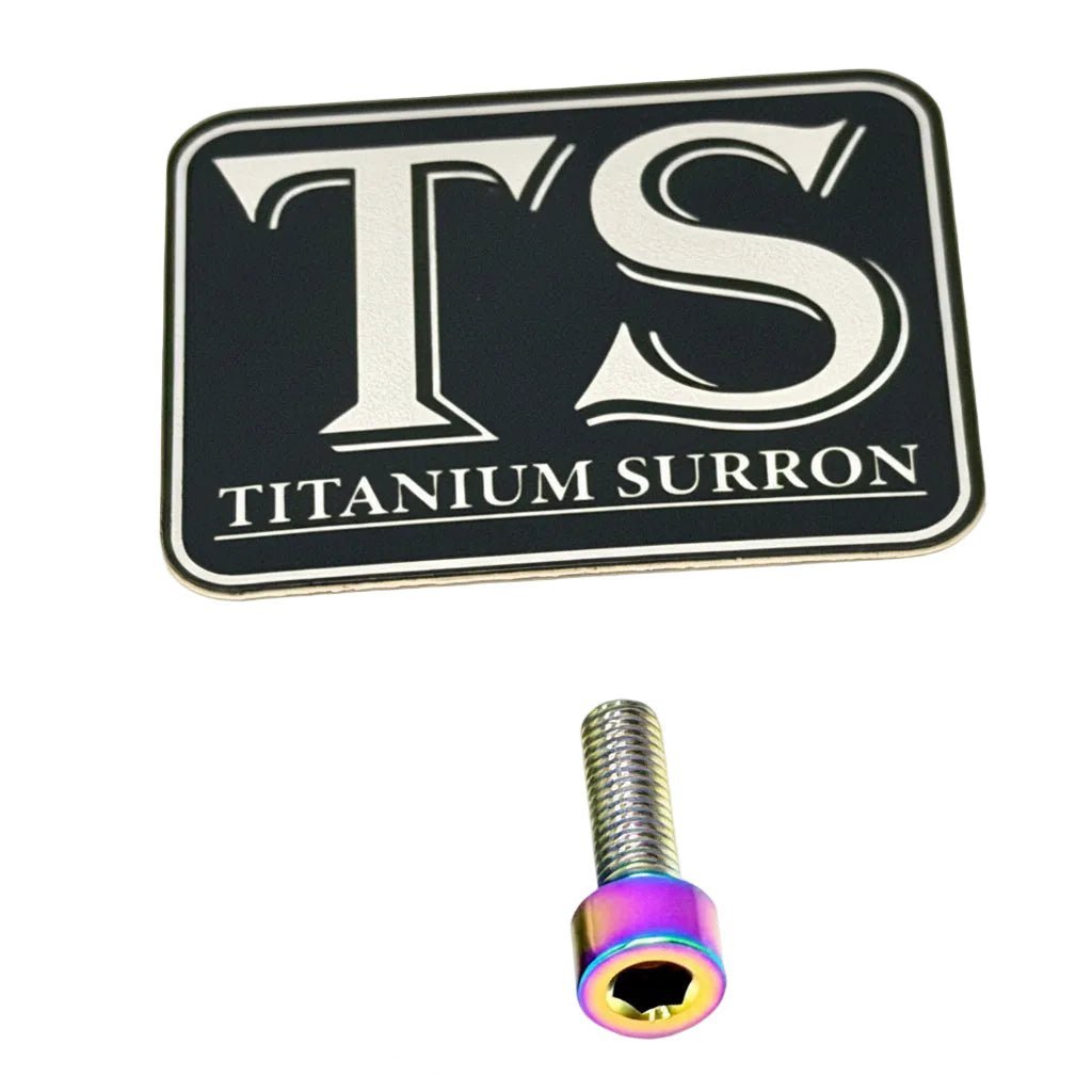 Titanium Surron Regen Throttle Mount Bolt – M4 × 20mm