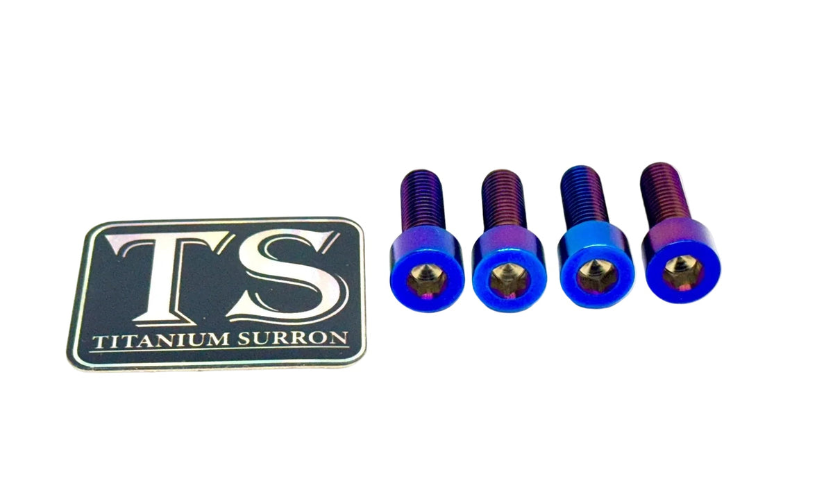 Titanium Surron Stem & Handlebar Mount Bolt Kit