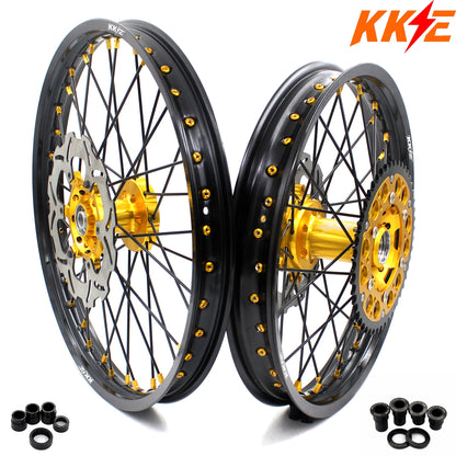 KKE 21 & 19 MX RM125 RM250 1996-2000 For SUZUKI Spoked Wheels Set