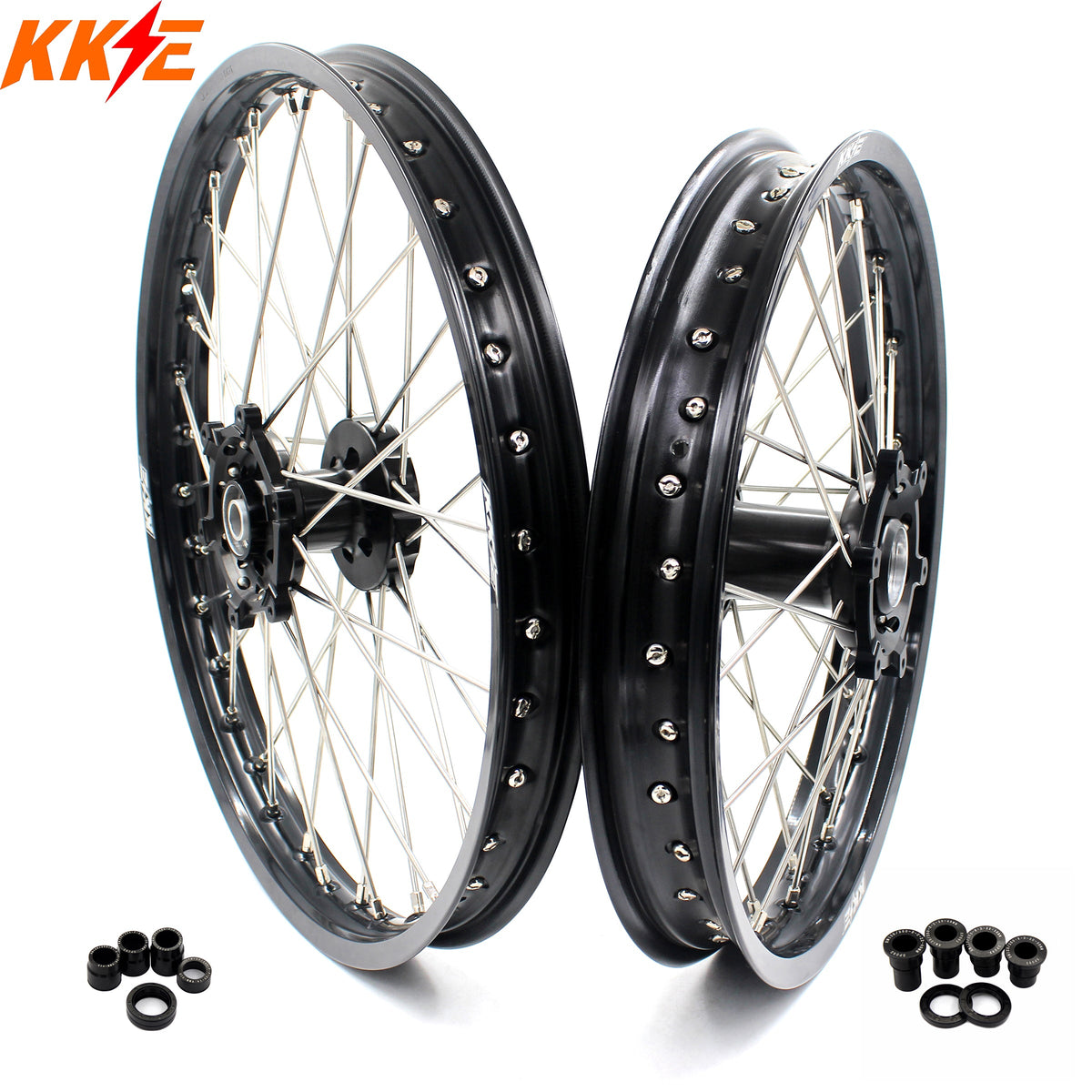 KKE 21 & 19 MX Spoked Wheels Fit SUZUKI RM125 1996-2007 RM250 1996-2008