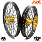 KKE 21 & 18 Enduro Wheels For SUZUKI RM125 RM250 1996-2000 Gold Black