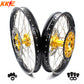 KKE 21 & 19 Wheels for Suzuki RMZ250 2007 RMZ450 2005-2024 Gold&Black